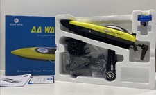 Hi-Speed RC Boat Altair Aerial Yellow and Black Plastic Remote Control Boat