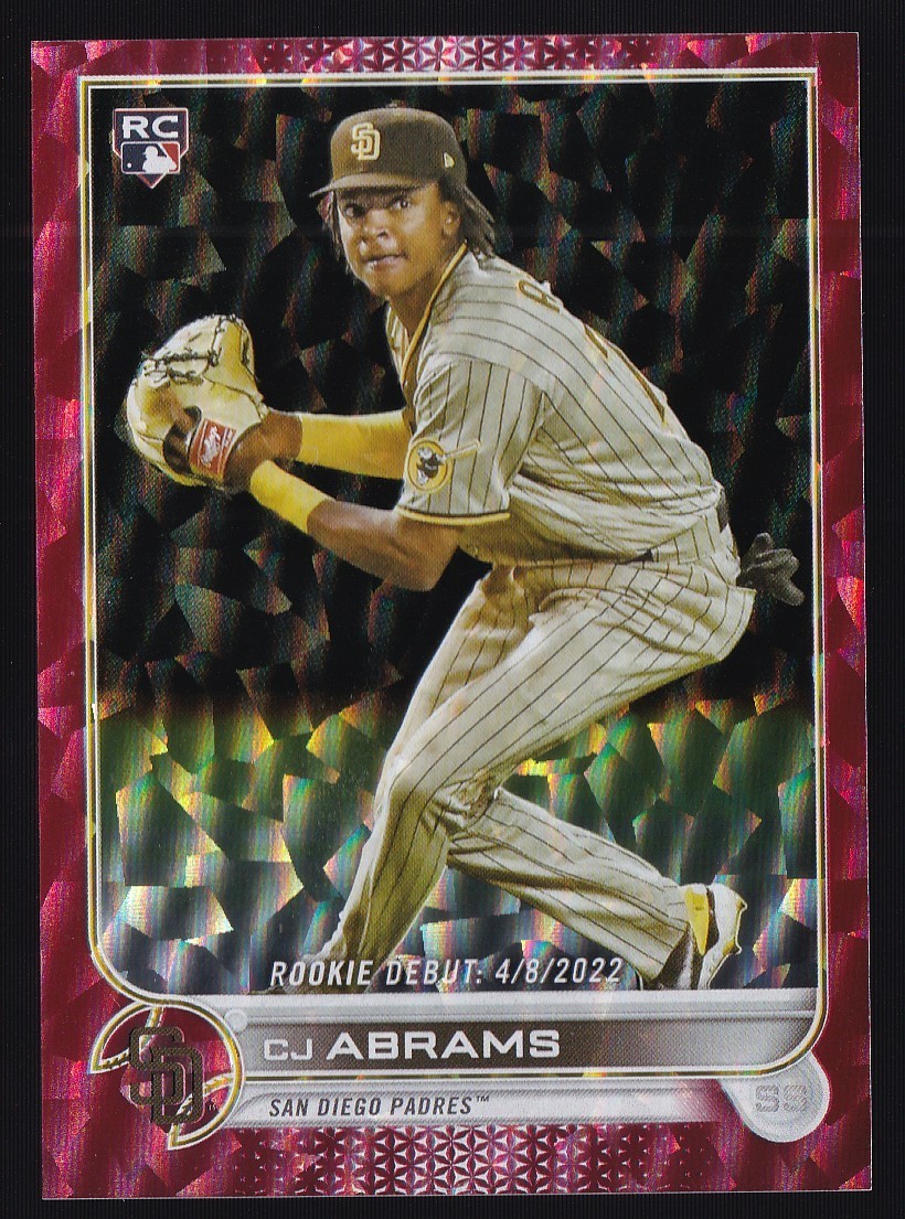 2022 Topps Update Rookie Debut Red Foil /199 CJ Abrams #US327 Rookie RC