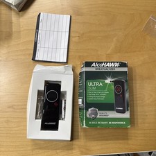 ALCOHAWK Breathalyzer Ultra Slim easy read responsible drinking test