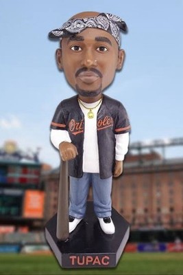 BALTIMORE ORIOLES TUPAC SHAKUR SGA BOBBLEHEAD 5/8/2026 NEW IN HAND