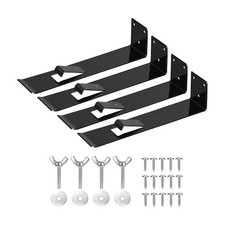 4 Pieces Owl Decoy Mounting Bracket Weather Resistant for Patio, Tree Surfaces