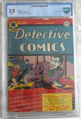 Detective Comics 109. CGC 3.5 Joker Cover.