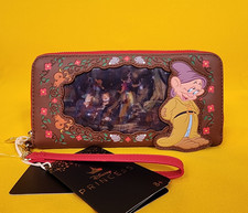 Muñequera Cartera Serie Princesa Lenticular Loungefly Blancanieves y Siete Enanitos