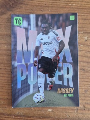 Calvin Bassey Max Power Panini Football Trading Card 25/26 Fulham