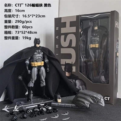 In Stock CT Toys MAFEX No.126 Hush Batman Black Ver. Action Figure New Boxed