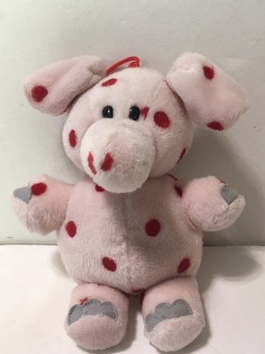 Stuffins Plush Rudolph Misfit Pink Spotted Elephant CVS 7'' Vtg 1998