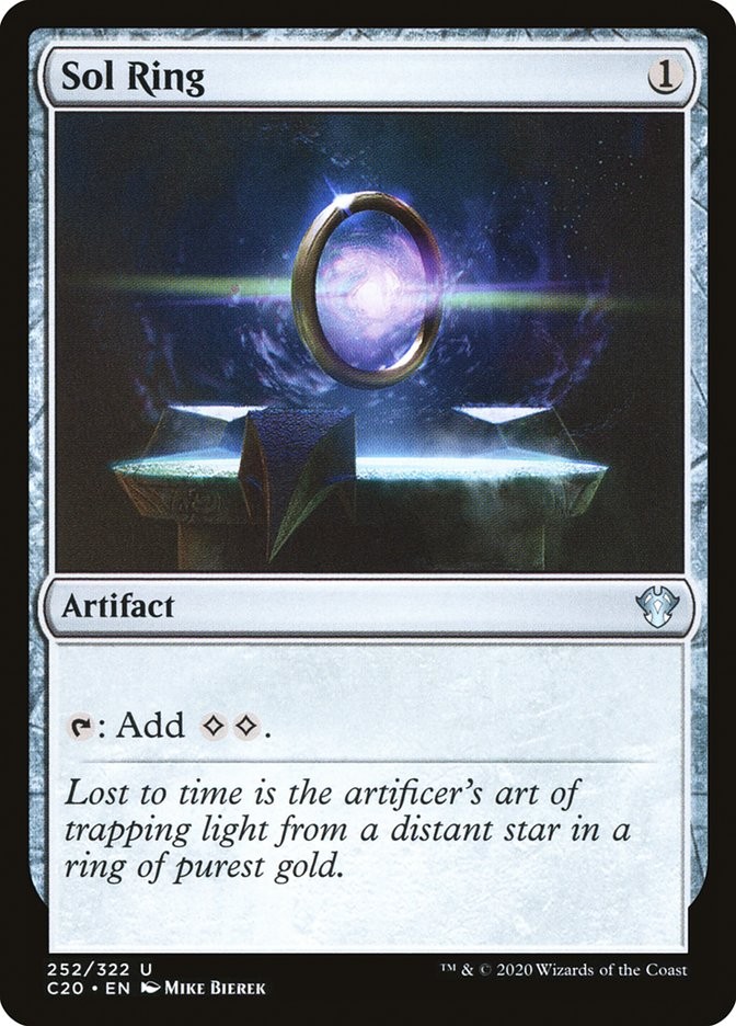 Sol Ring 252 NM Commander 2020 MTG EE