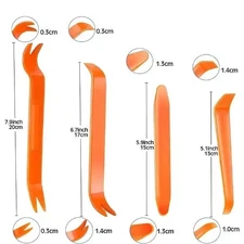 4 Pieces Car Trim Removal Kit Panel Tool Pry Door Interior Clip Set Dash Plastic