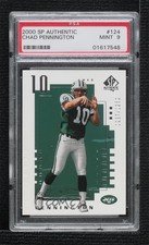 2000 SP Authentic /1250 Chad Pennington #124 PSA 9 MINT 0c3