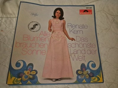 7'' Single Renate Kern - Alle Blumen brauchen Sonne  (1970)