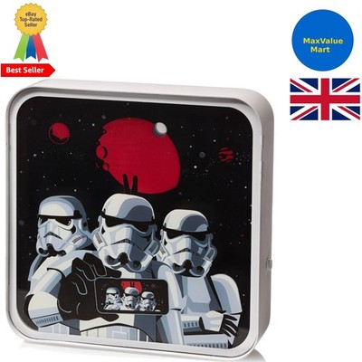 Flackerfreie Stormtrooper Selfie Acryl Wandlampe - Ideal für Zuhause & Büro