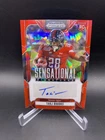 2025 Panini Prizm Draft Picks Football Red Ice Tahj Brooks #SS-TBS