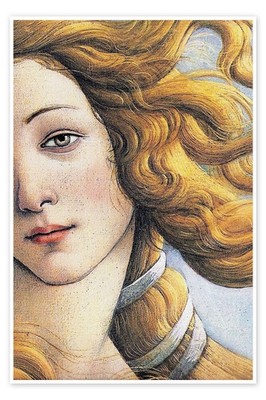 Poster Die Geburt der Venus (Detail) I - Sandro Botticelli