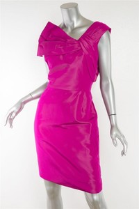 fuchsia cocktail dress