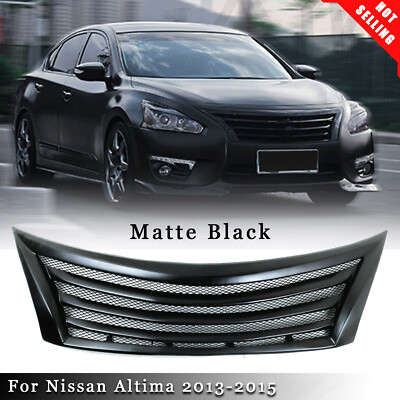 Car Matte Black Front Bumper Grille For Nissan Teana Altima 2013-2015 Fiberglass