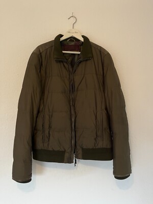ETRO Milano Herren Jacke Gr. XL Daunenjacke grün Luxus