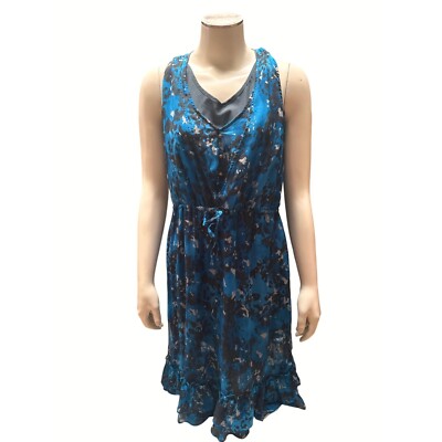 Converse One Star Womens Blue Floral Sleeveless Dress M Polyester | eBay Converse One Star Womens Blue Floral Sleeveless Dress M Polyester | eBay