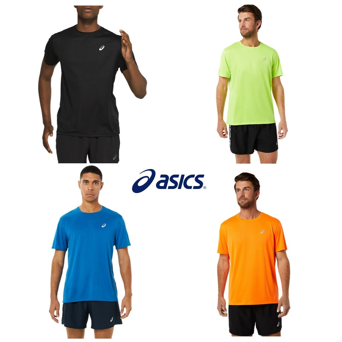 Men's Asics KATAKANA SS TOP Running T-Shirt Short Sleeve Sport Shirt  2011A813 | eBay