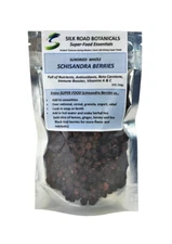  Schisandra Berries All Natural Herb Antioxidant -Air Dried Whole Berries 2oz.
