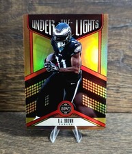 AJ Brown 2023 Panini Legacy /100 Gold UNDER THE LIGHTS #UL-AJB Eagles Playoffs!