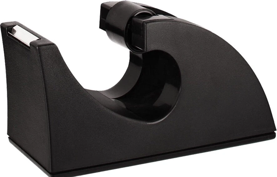 SCHOOÖL-MAXX Klebefilmabroller + 10 ROLLEN KLEBEFILM Tischabroller Abroller für Tesafilm