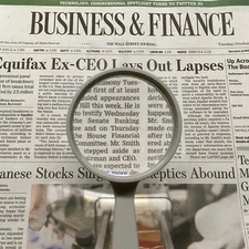 6X Handheld Magnifier HIGH Diopter Double Lens Professional Quality Made in USA 