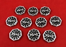 +5/+5 Counters (10) - Compatible with Universal Counters Set for Magic