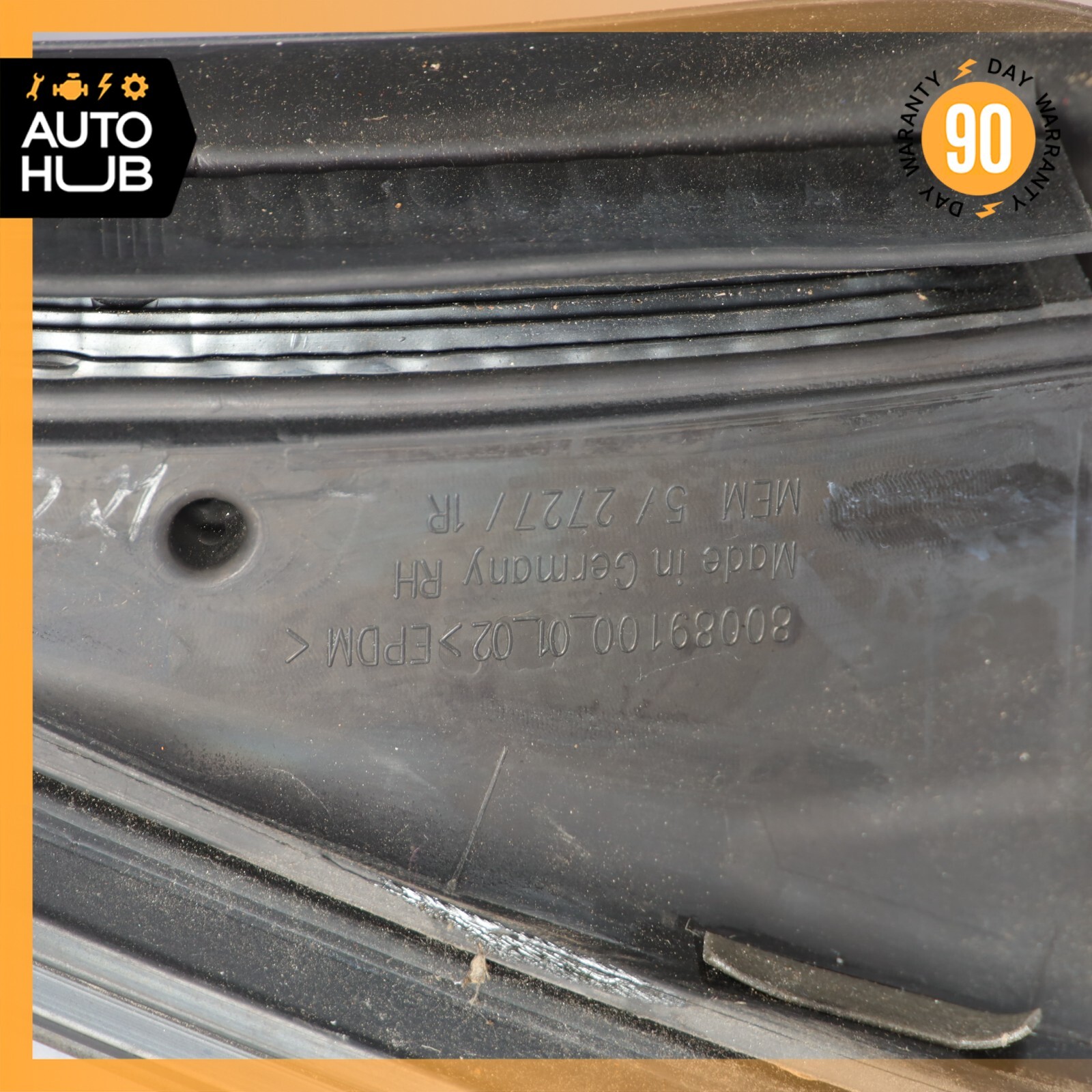 08-19 Maserati GranTurismo M145 Coupe Right Side Door Upper Seal Rubber OEM 61k