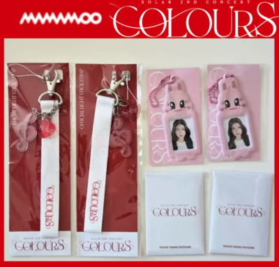 Mamamoo SOLAR [COLOURS] OFFICIAL MD Light Stick STRAP Photocard