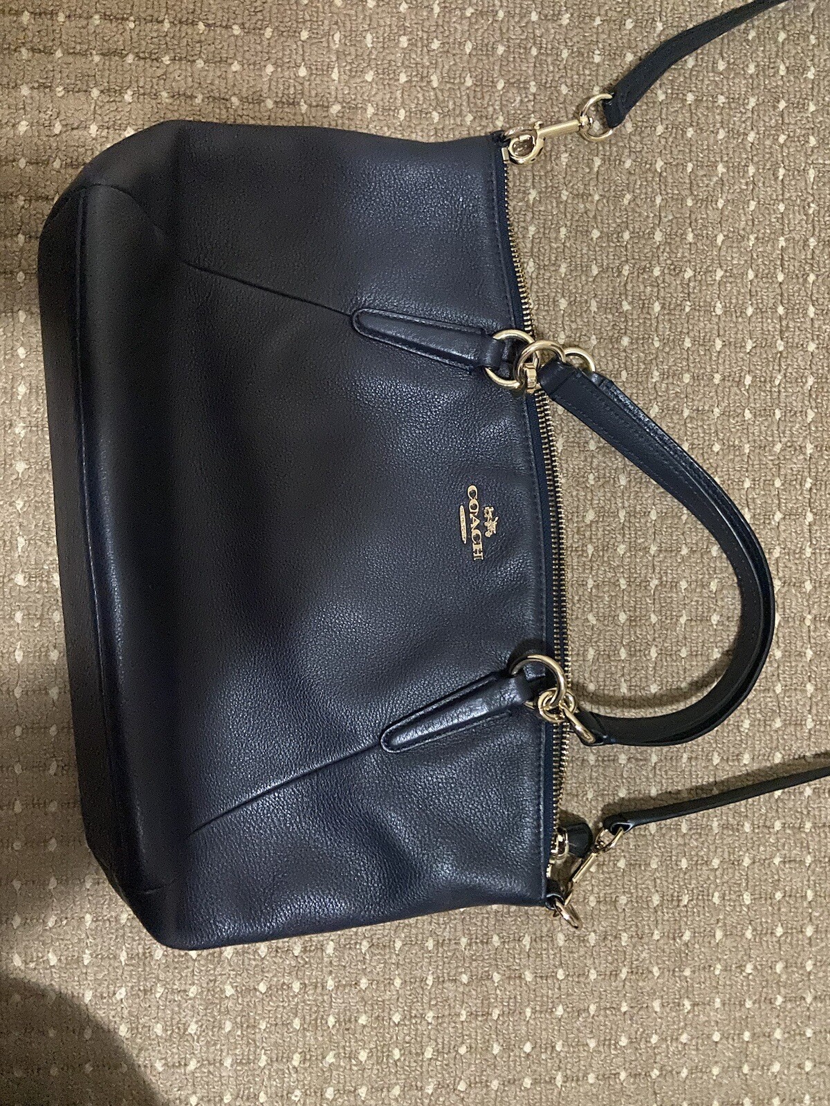 coach navy crossbody bag eBay