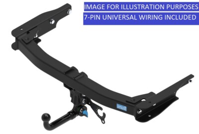 Towtrust Vertical Det Towbar + 7P Uni Wiring For Mercedes E Class Saloon 09-16