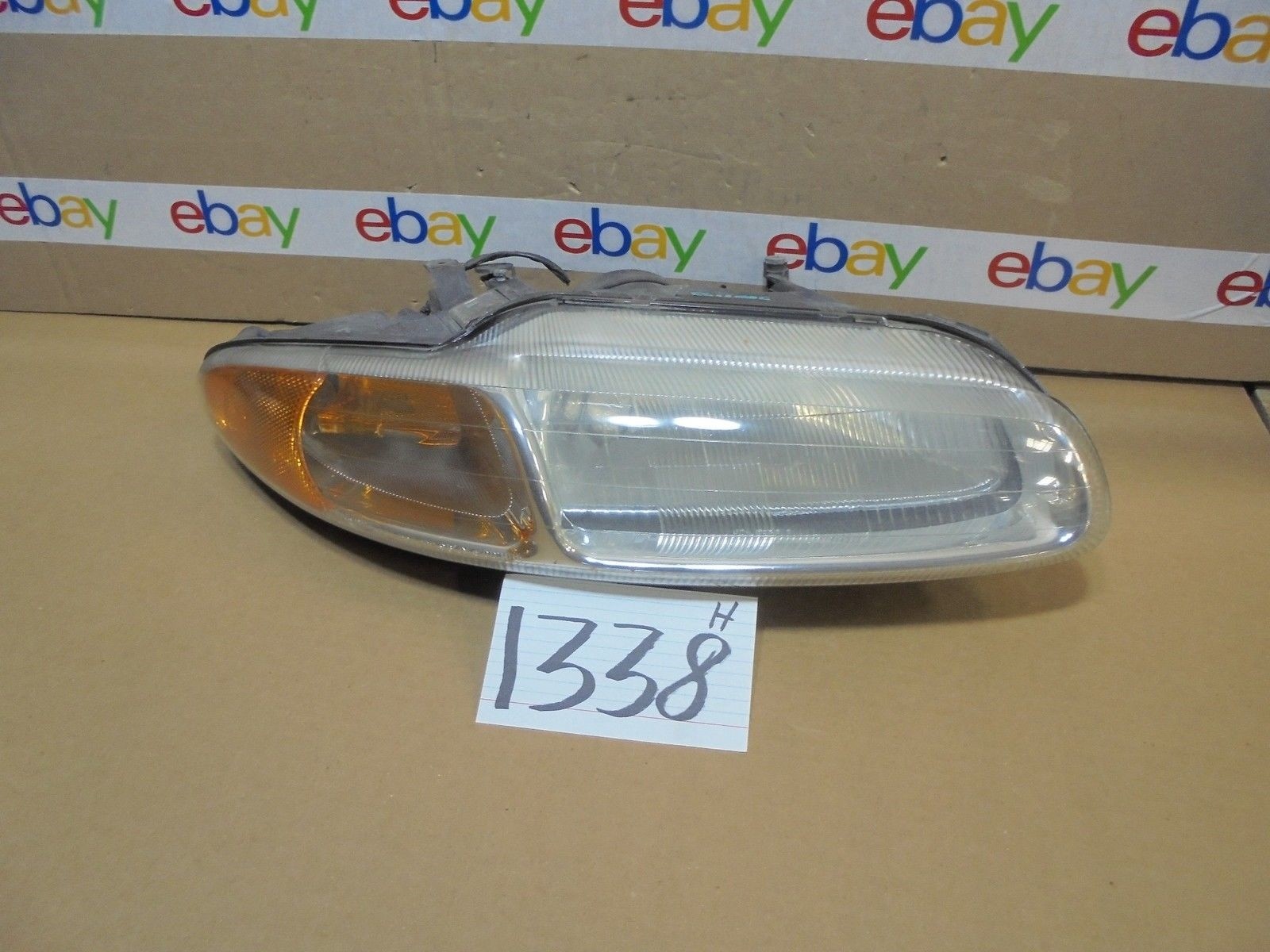 00 Chrysler Sebring PASSENGER Side Headlight Used front Lamp #1338H