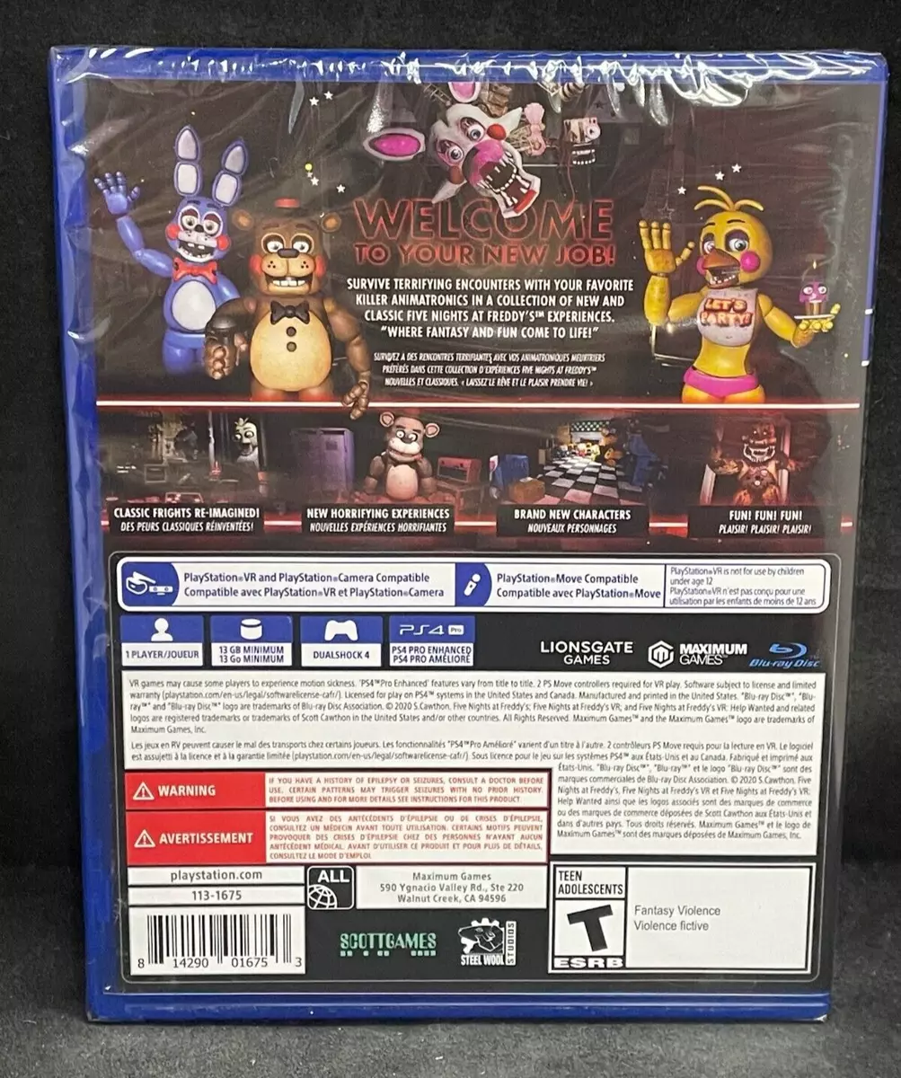 Five Nights at Freddy's: Help Wanted (PS4) está em promoção na