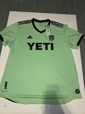Adidas Austin FC 22/23 Authentic Away Jersey Mens XXL 2XL Mint