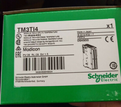 1PC Schneider TM3TI4 Modicon Replacle Of TM2AMI44 Inputs Temperature Module New