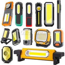 Cordless Magnetic Work Light USB LED Inspection Lamp Torch Rechargeable Workshop