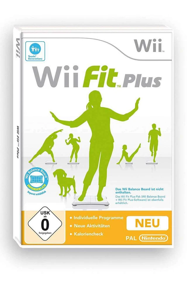 Nintendo Wii ORIGINAL Balance Board weiß Fit Plus Wahl FITNESS-Training 🏋️♀️💪 - Bild 4 von 4