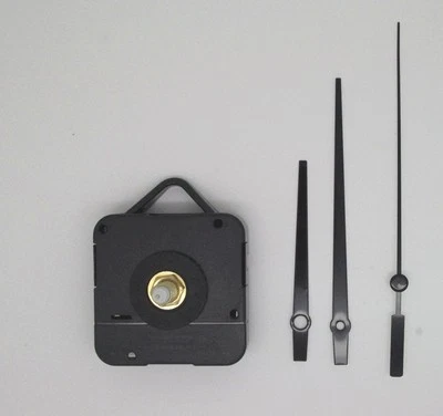 OUTILS-HORLOGER-BIJOUTIER mécanisme horloge pendule quartz + aiguilles 6,2 / 9,5cm - réparation, création