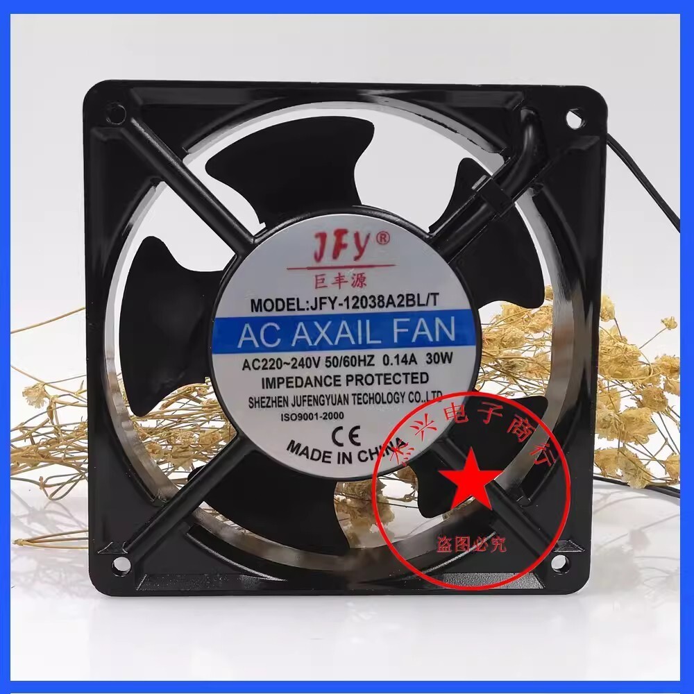 JFY JFY-12038A2BL/T 12038 AC220V-240V 0.14A 30W Axial