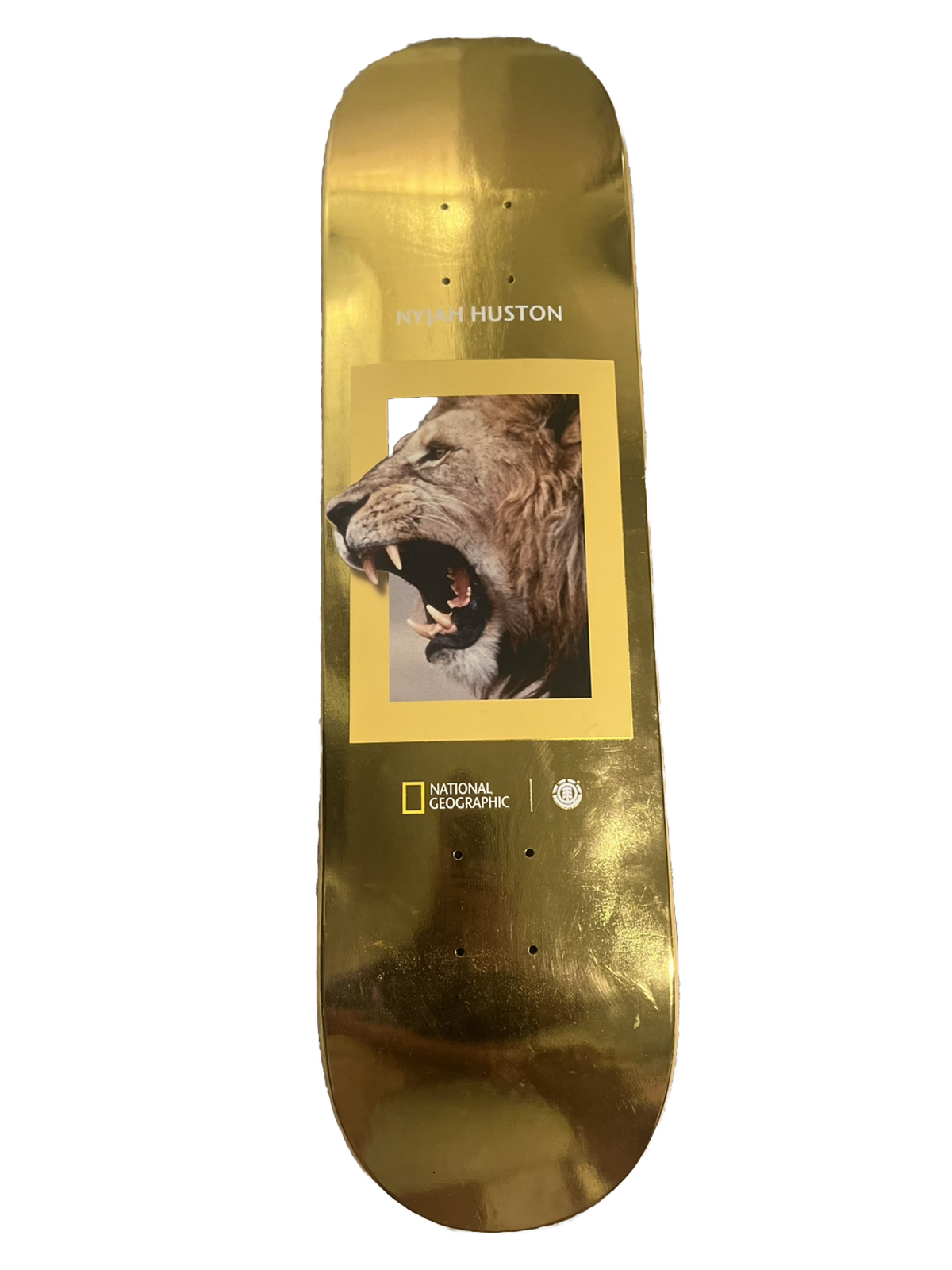 Deck Size: 8&rdquo;w National Geographic Gold Foil