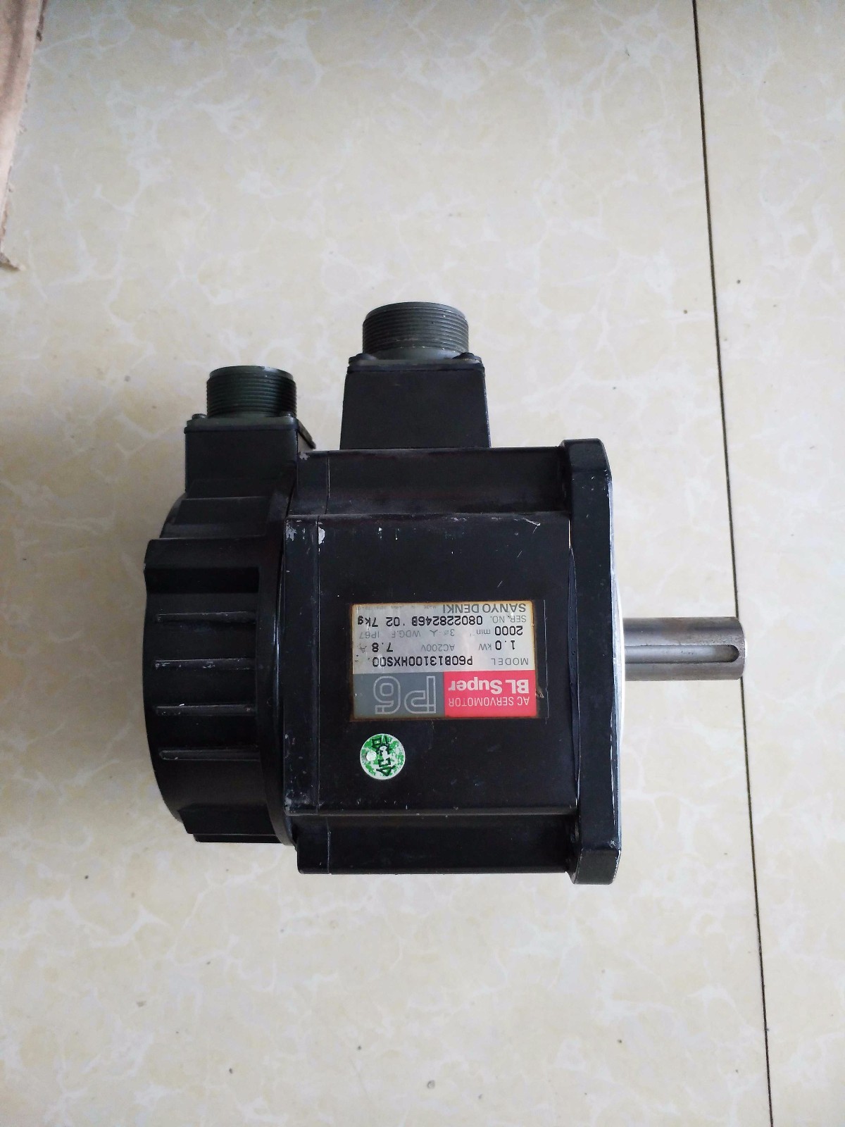 USED SANYO DENKI AC SERVO MOTOR P60B13100HXS00