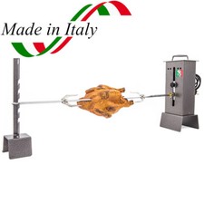 Tournebroche Électrique 220v Pour La Cheminée Avec Broche Réglable - Rôtissoire