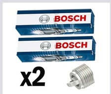 2x Bosch Spark Plugs for DUCATI 900 860 77->83 Nickel