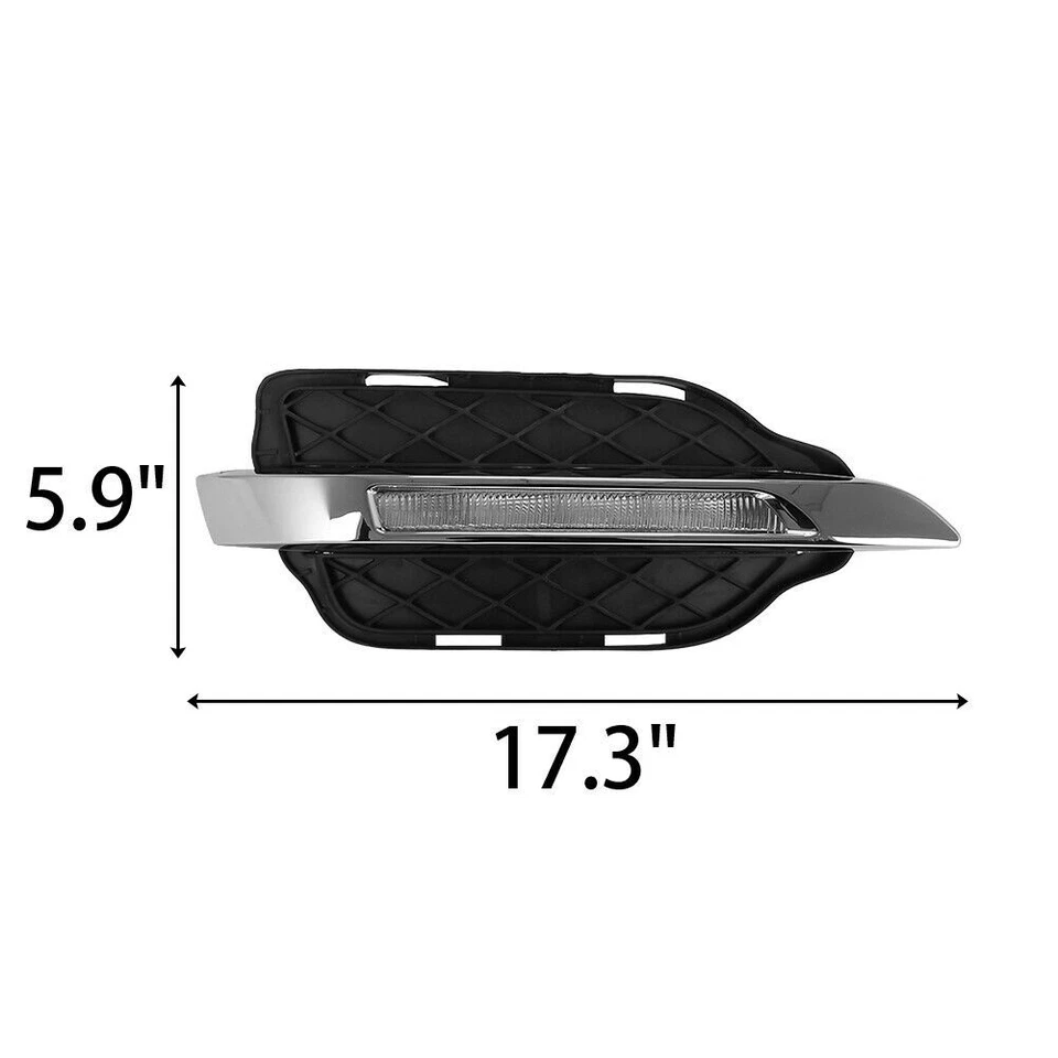 LED Tagfahrlicht Nebelscheinwerfer Vorne Für Benz W204 GLK300 GLK350 2013-2016 - Bild 4 von 4