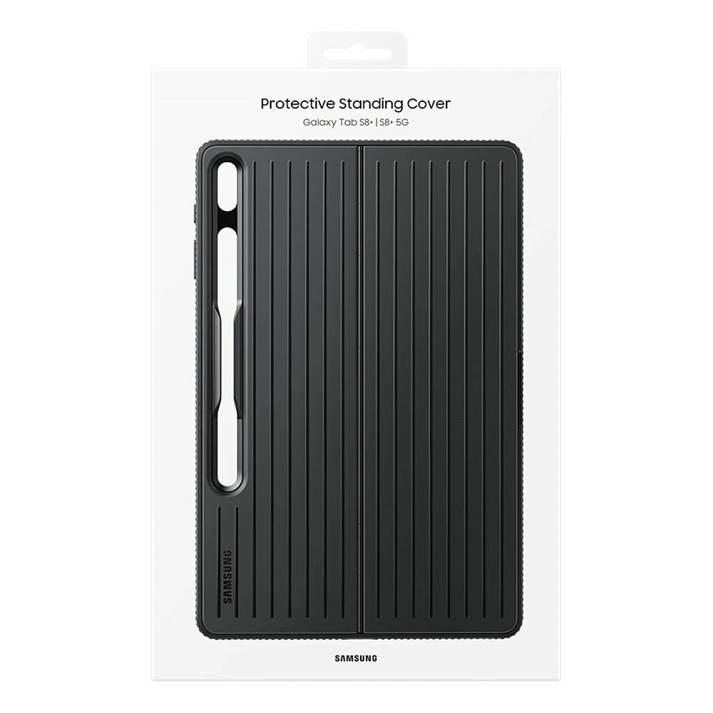 Samsung Galaxy Tab S7+ / S7 FE / S8+ (12.4inch) Protective Standing Cover Black