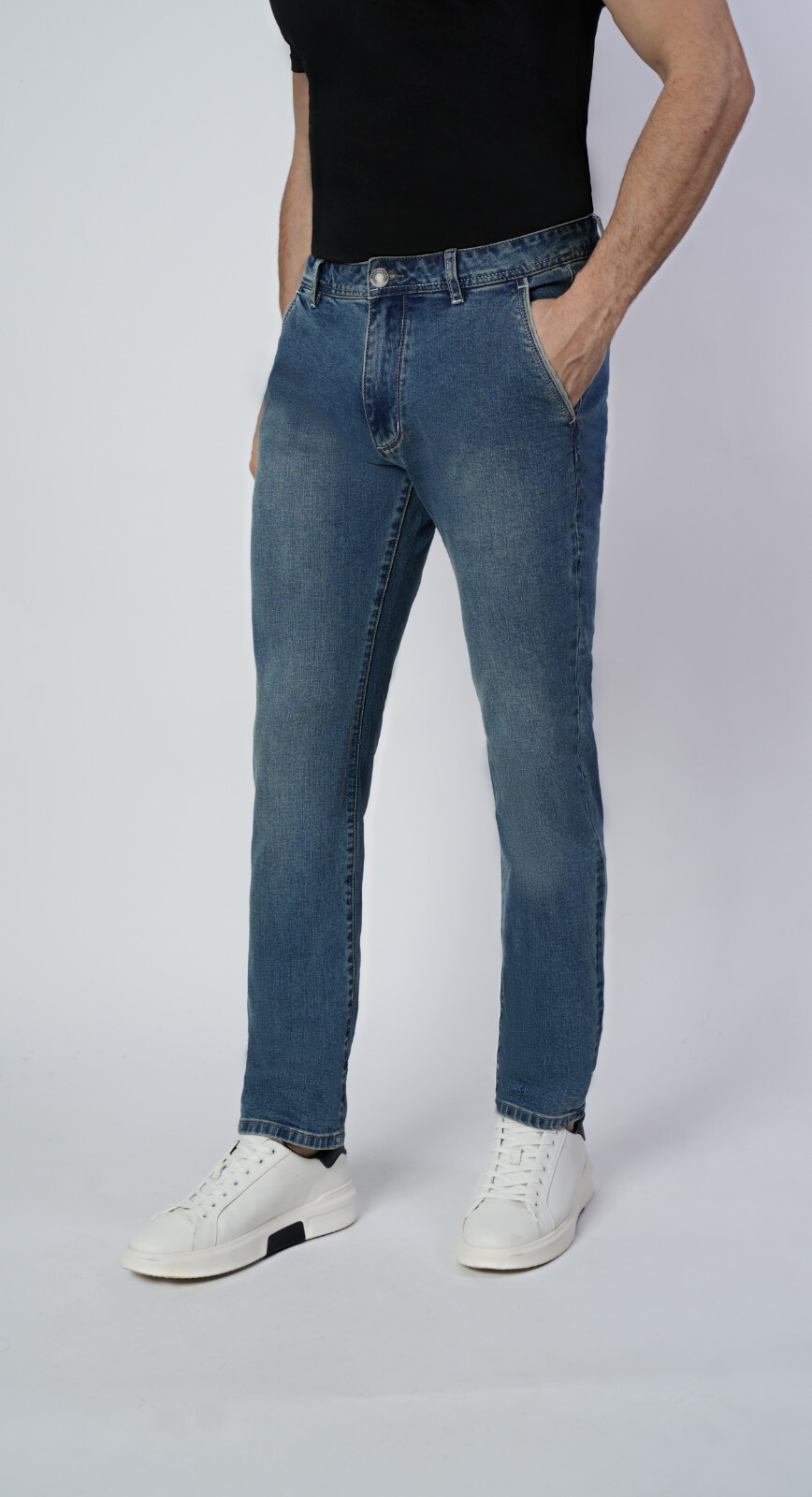 1St American Jeans Clásico De Hombre Con Bolsillo Americano Pantalón Deportivo