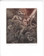 ROEL SLABBINCK: Exlibris für van Waterschoot