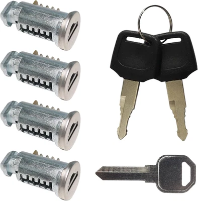 Thule Roof Rack Lock Core Set: 4 Cores, 2 Keys & Control Key Included - Picture 1 of 12
