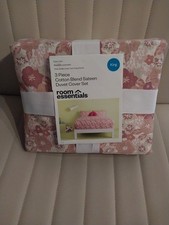 3 Piece Cotton Blend Sateen Duvet Cover Set Size KING