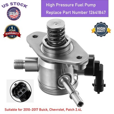 12641847 High Pressure Fuel Pump Compatible with 2010-2017 Chevrolet Buick 2.4L 